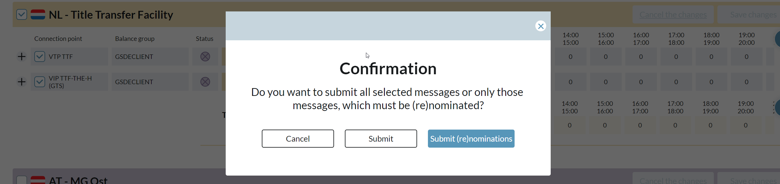 Submit(Re)nominations