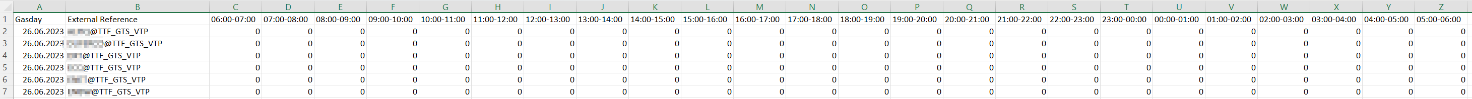 Excel Template